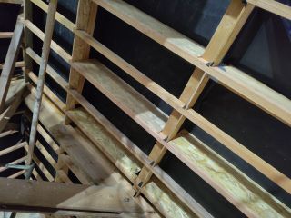 Isolation de rampants en ouate de cellulose par insufflation&nbsp;